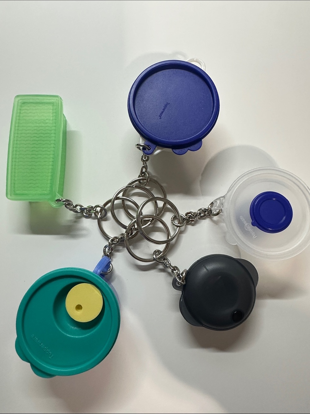 Tupperware Keychain Set - Five in set